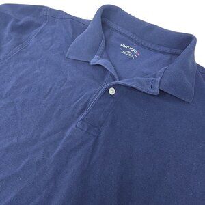 UNTUCKit Blue Polo Shirt Large Men's Short‎ Sleeve 100% Pima Cotton